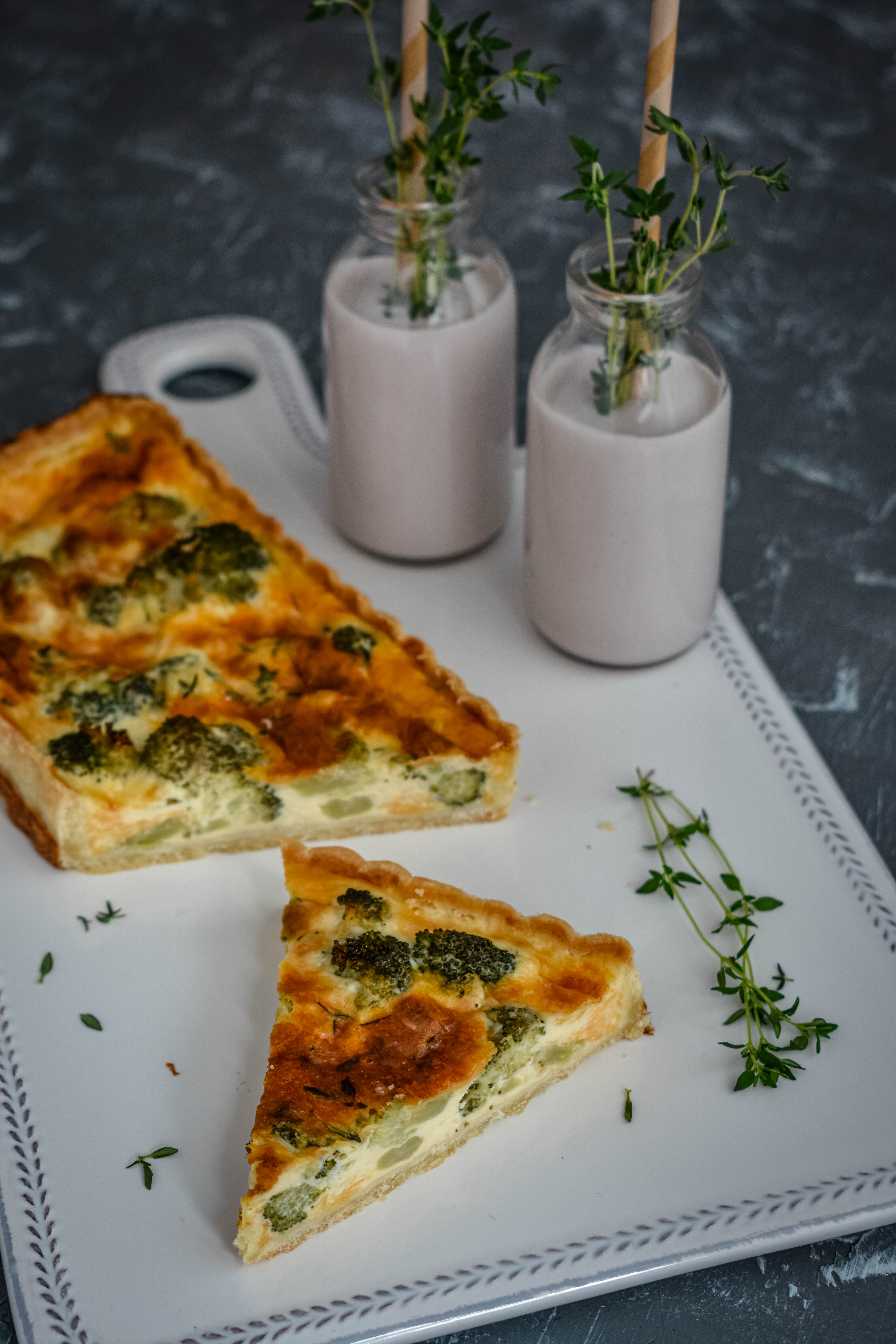 Киш с броколи и сирена